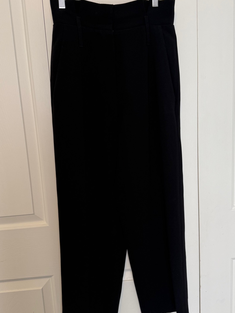 Aritzia Black High-Rise Wide-Leg Trousers - Picture 5 of 10
